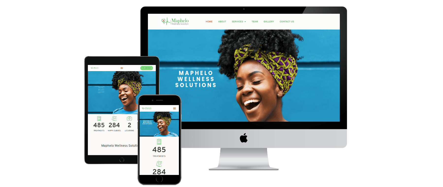 Maphelo — website design by Insly Host